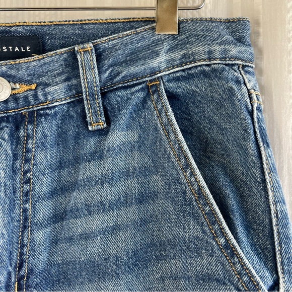 Aeropostale Baggy 90s Baggy Two Tone Straight Leg High Rise Jeans - Picture 4 of 9